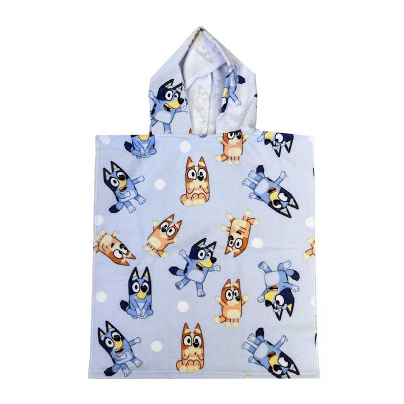 Детско Плажно Пончо Блуи Bluey