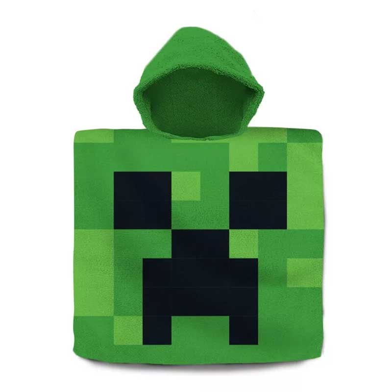 Детско плажно пончо МАйнкрафт Minecraft - Кърпи хавлии и аксесоари за плаж