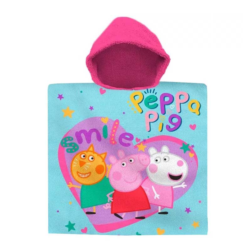 Детско плажно пончо Прасенцето Пепа Peppa Pig - Кърпи хавлии и аксесоари за плаж