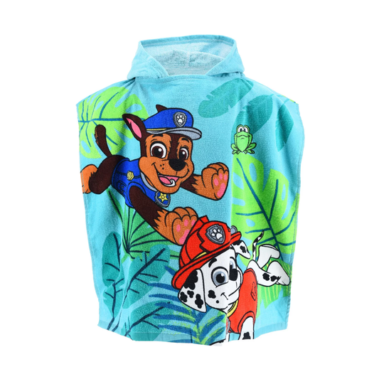 Плажно пончо хавлия Пес Патрул - Детски кърпи и аксесоари за плаж 