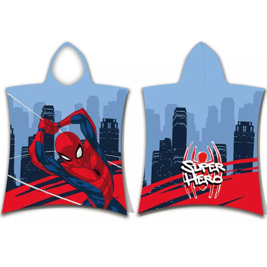 Детско плажно пончо Спайдърмен Spiderman - Кърпи хавлии и аксесоари за плаж