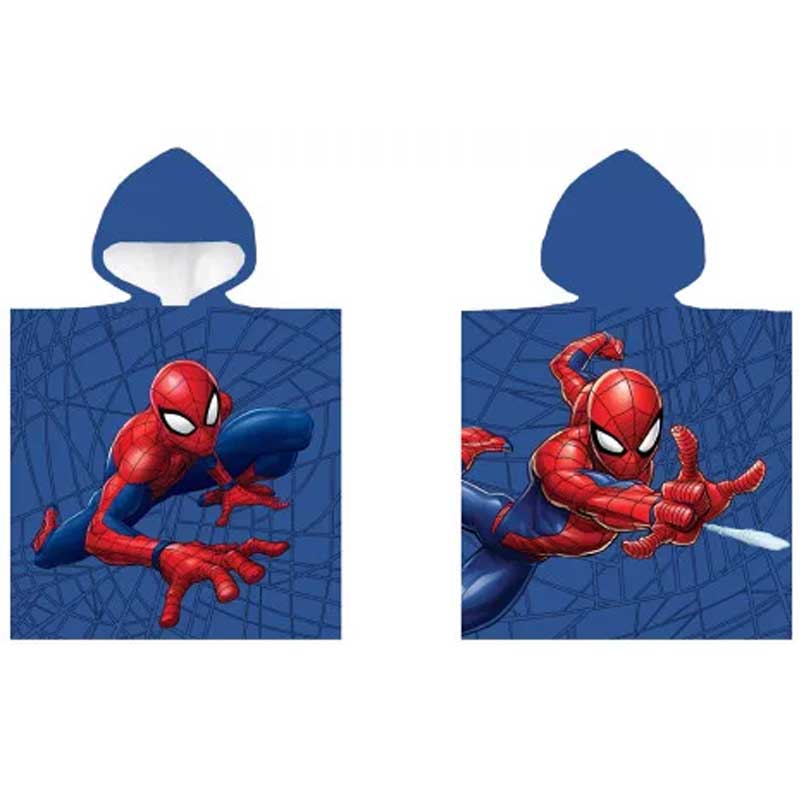 Детско плажно пончо Спайдърмен