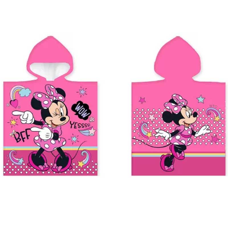 Detsko plajno poncho Mini Maus Disney - Detski karpi havlii i aksesoari za plaj