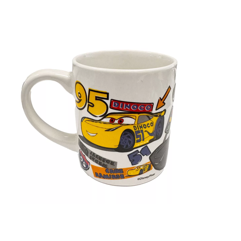 Порцеланова чаша в подаръчна кутия Маккуин Disney Cars