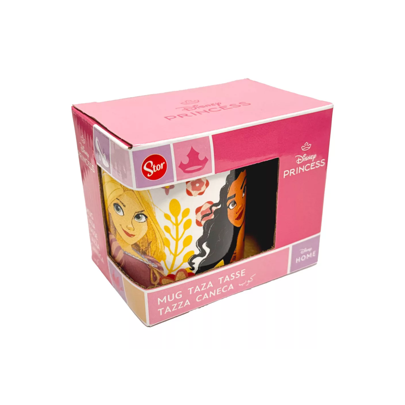 Porcelanova chasha v podarachna kutiq Disney Princesi - Vaiana Rapuncel i Ariel