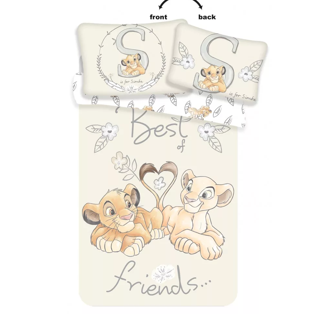 Спален комплект Цар Лъв - Детско спално бельо за детско легло и бебе кошара Lion King disney
