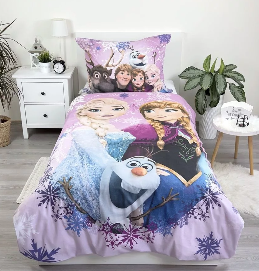 Спално бельо и аксесоари за детска стая Frozen Замръзналото Крластво