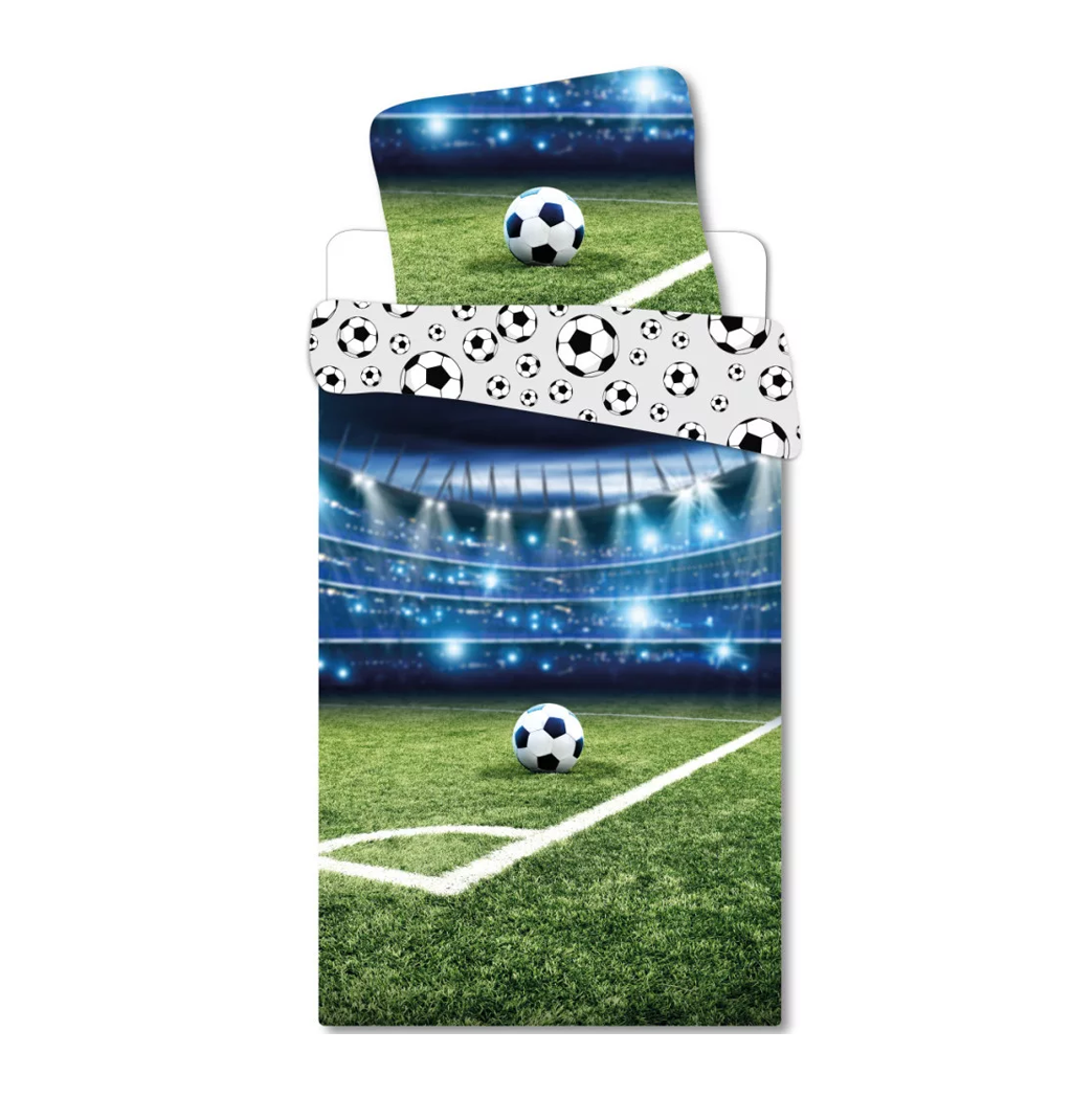 Spalen komplekt Futbol - Domashen tekstil spaleno belio i aksesoari za detska staq