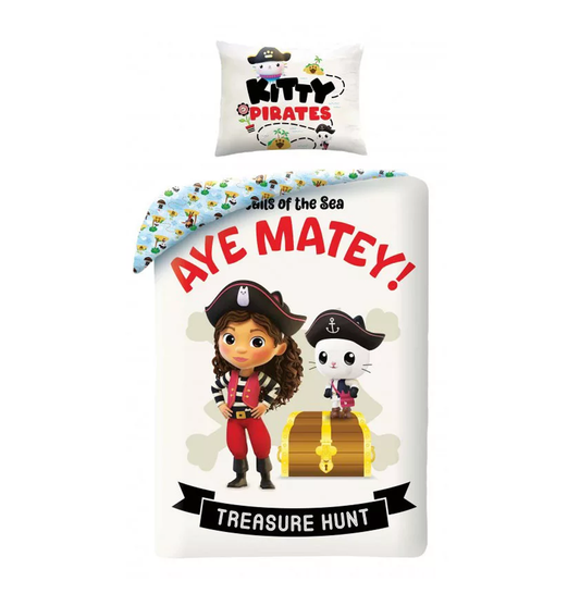 Спален комплект Къщата за кукли на Габи - Детско спално бельо за единично легло Gabbys Dollhouse