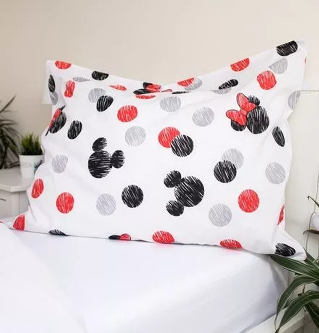 Spalen komplekt Miki i Mini Maus - Detsko spalno belio za edinichno leglo