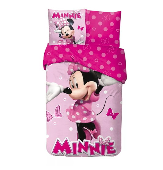 Спален комплект Мини Маус - Спално бельо и аксесоари за детска стая Minnie Mouse Disney