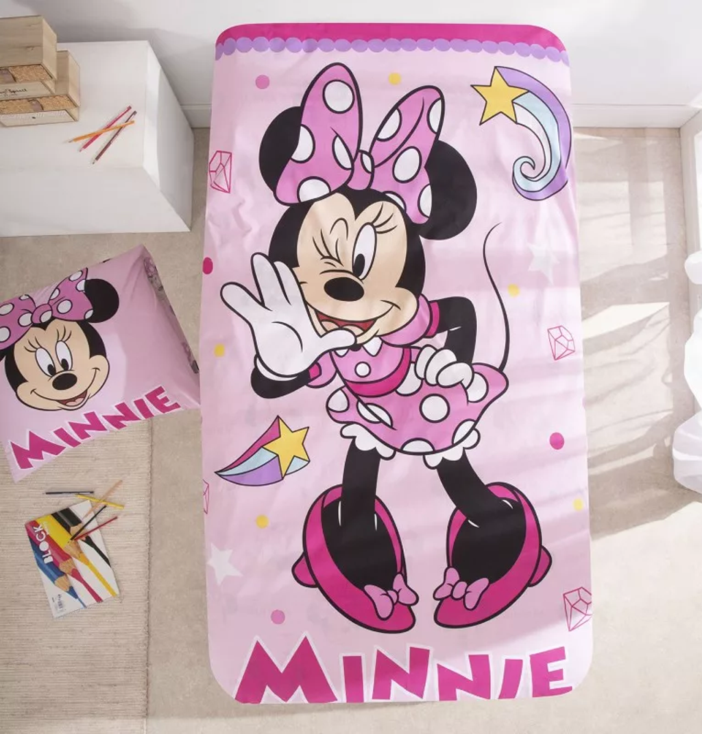 Спален комплект Мини Маус - Спално бельо и аксесоари за детска стая Minnie Mouse Disney