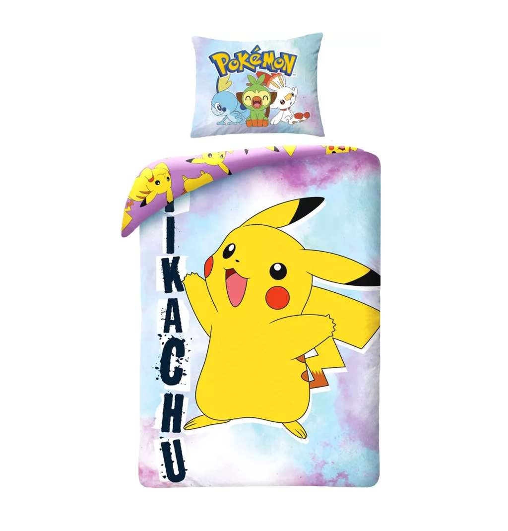 Детско спално бельо за единично легло Pokemon