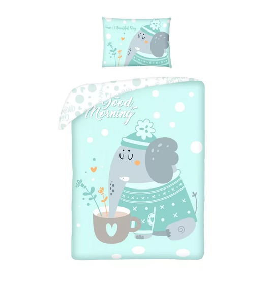 Бебешки спален комплект Слонче - Спално бельо и аксесоари за детска стая