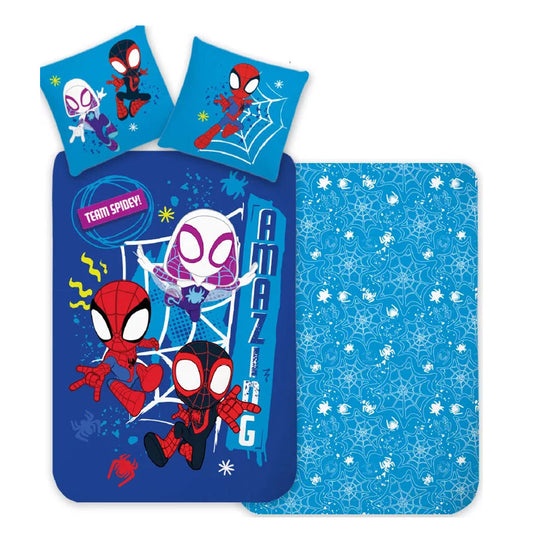 Детски спален комплект Спайди - Спално бельо за единично легло Spidey