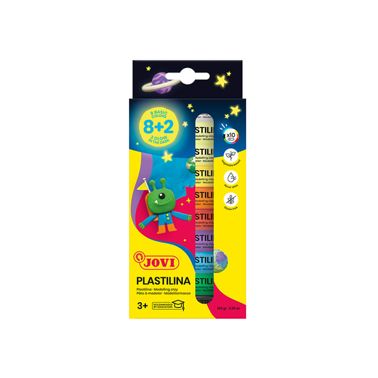Пластилин за моделиране Jovi светещ в тъмното - Ученически пособия и арт и крафт материали