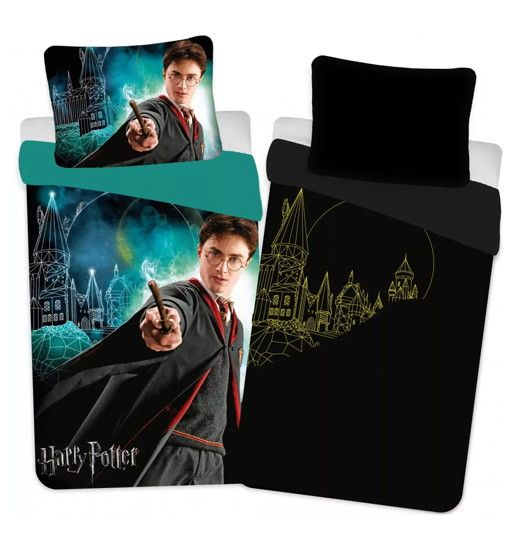 Svetesht v tamnoto spalen komplekt Harry Poter - Detsko spalo belio za edinichno leglo