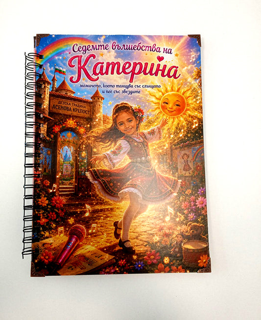 Персонализирана детска книга създадена по снимка и тема чудеса